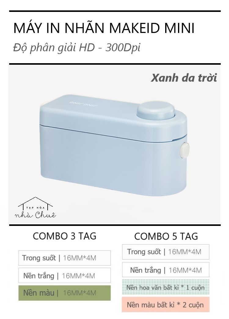 MÁY IN NHÃN TAG BLUETOOTH MINI JINGJING L1