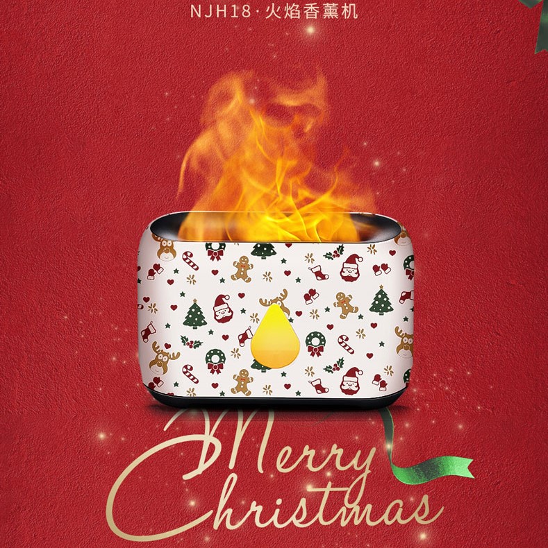 MÁY BÙ ẨM XÔNG TINH DẦU NATHOME iFLAME