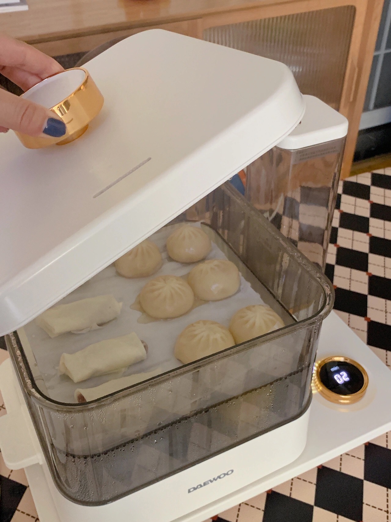 BẾP HẤP ĐIỆN 2 TẦNG DAEWOO S15