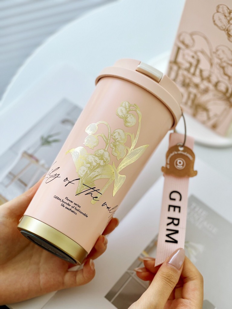 CỐC GIỮ NHIỆT CAO CẤP INOX 316L GERM LILY EDITION