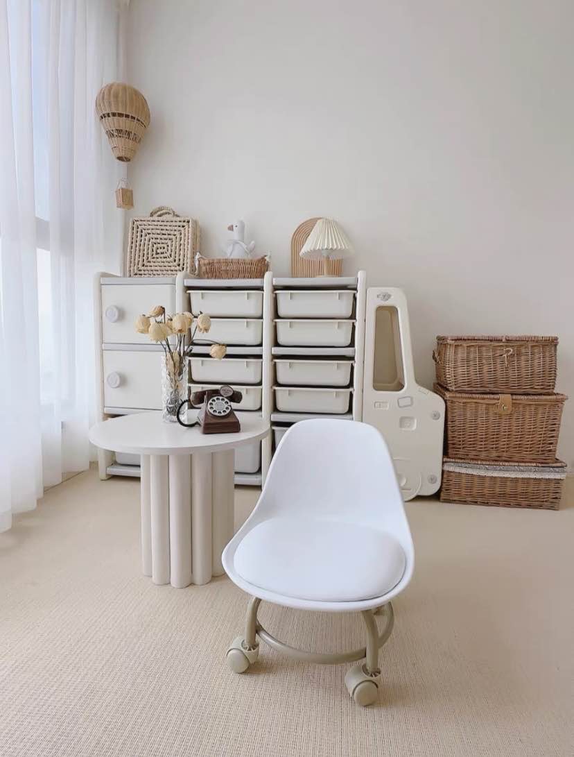 [Giá hủy diệt] [Ảnh thật] GHẾ MINI DI DỘNG CÓ TỰA CHỐNG ĐAU LƯNG NỆM DA CHỐNG NƯỚC BÁNH XE CHỐNG ỒN XOAY 360 ĐỘ