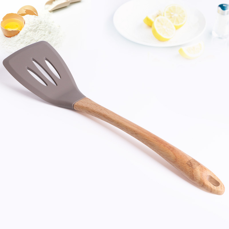 BỘ DỤNG CỤ BẾP SILICON CÁN GỖ CATEMAKER