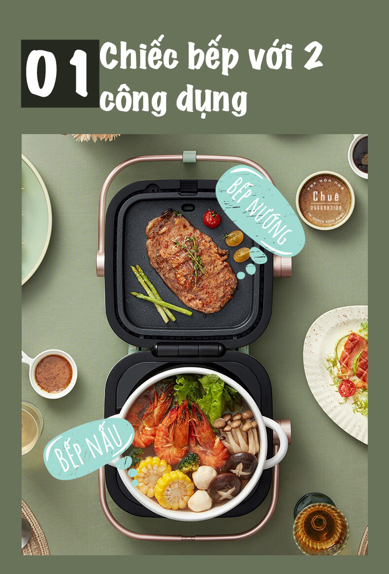 BẾP LẨU NƯỚNG ĐA NĂNG BOKUK