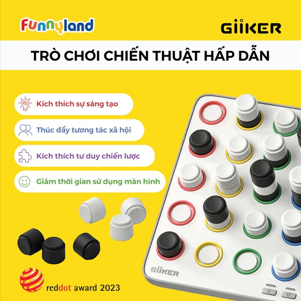 BỘ TRÒ CHƠI CỜ CARO 4 QUÂN 3D TÍCH HỢP AI THÔNG MINH GIIKER SMARTFOUR