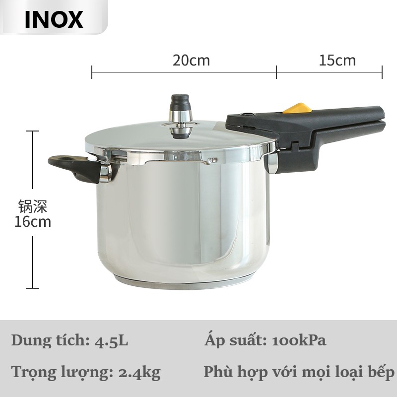 NỒI ÁP SUẤT INOX CAO CẤP KIMSCOOK