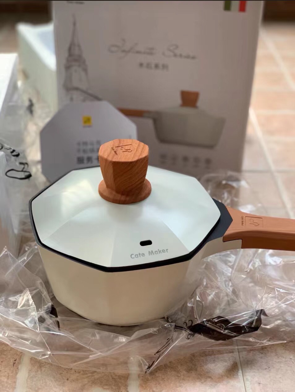 NỒI CHẢO BÁT GIÁC CHỐNG DÍNH HOÀN HẢO CATEMAKER