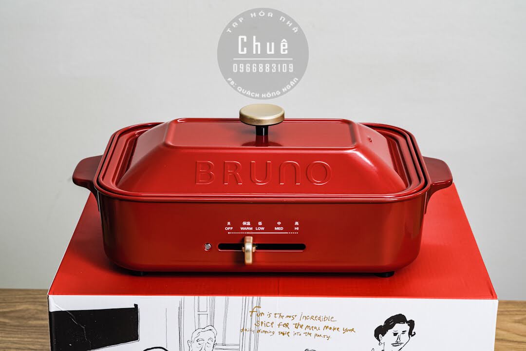 BẾP LẨU NƯỚNG ĐA NĂNG BRUNO TIÊU CHUẨN