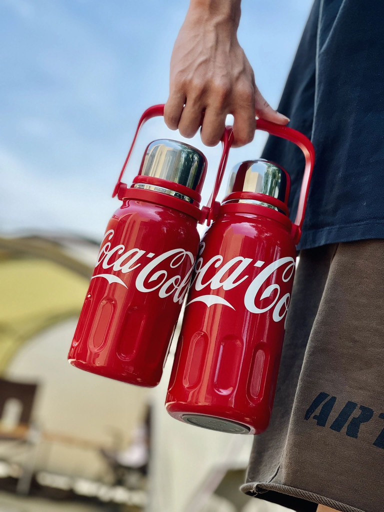 BÌNH GIỮ NHIỆT CAO CẤP GERM x CocaCola GIỮ NHIỆT 24H INOX316L