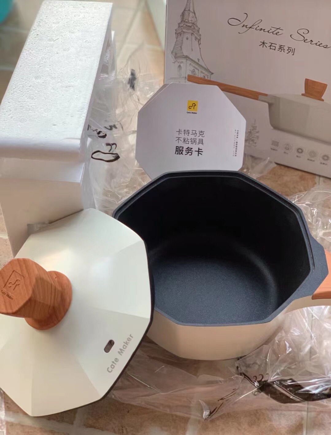 NỒI CHẢO BÁT GIÁC CHỐNG DÍNH HOÀN HẢO CATEMAKER