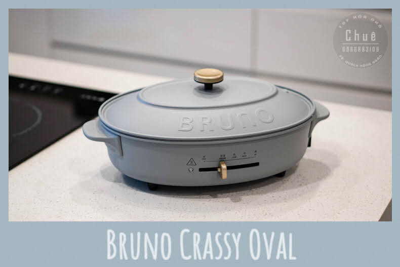 BẾP LẨU NƯỚNG ĐA NĂNG BRUNO OVAL CRASSY