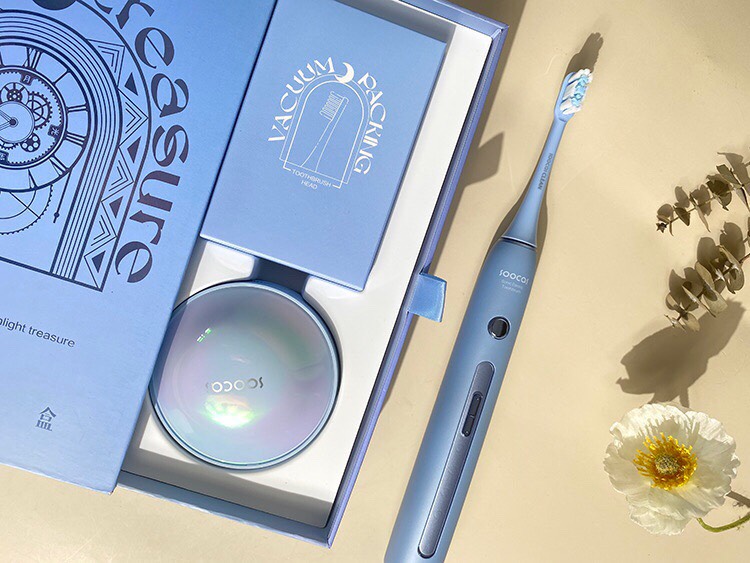 BÀN CHẢI ĐIỆN SOONIC KÈM TIỆT TRÙNG UV SOOCAS X3Pro