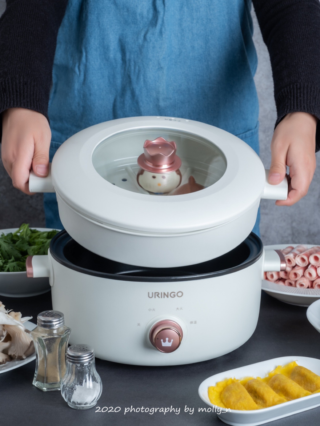 NỒI LẨU HẤP ĐIỆN ĐA NĂNG URINGO