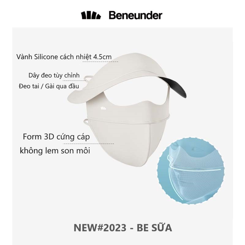 KHẨU TRANG CHỐNG NẮNG NỮ THẦN BENEUNDER