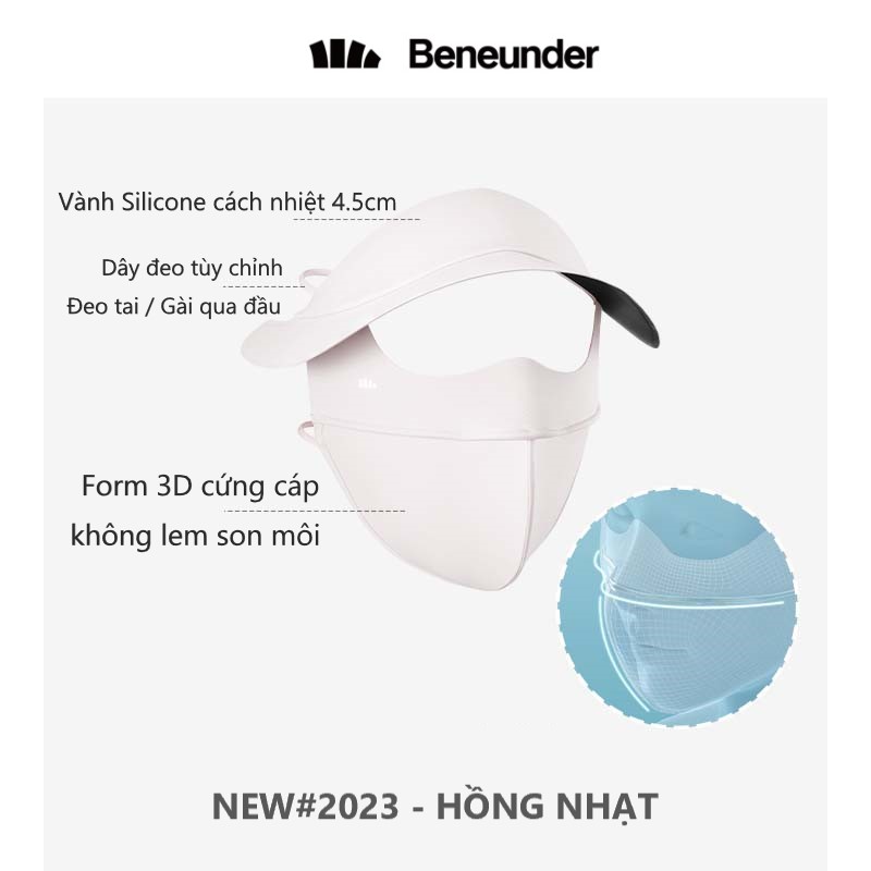KHẨU TRANG CHỐNG NẮNG NỮ THẦN BENEUNDER