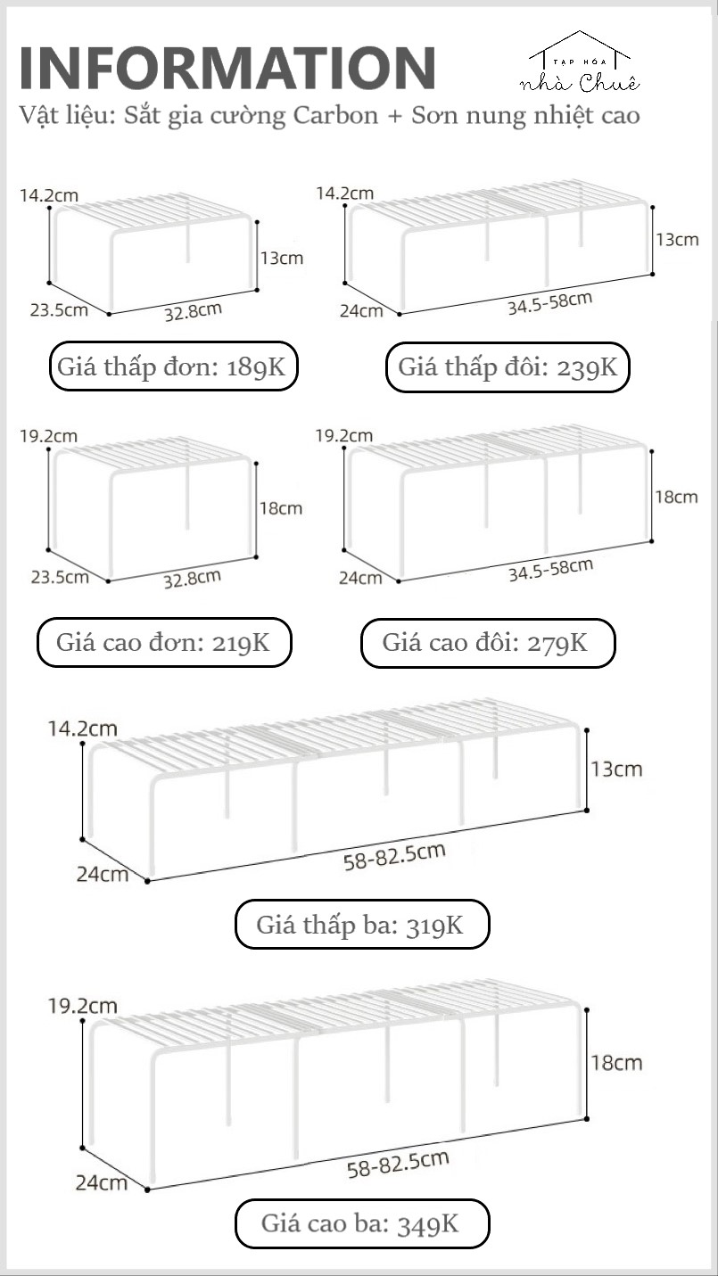 GIÁ NAN SẮT CHIA NGĂN TỦ BẾP THÔNG MINH