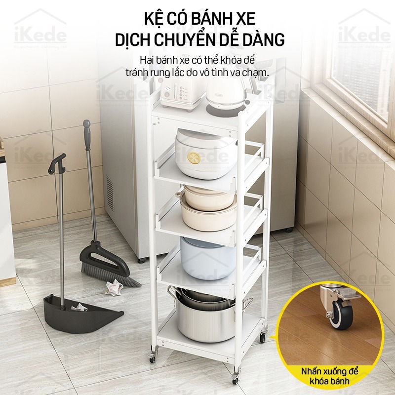 KỆ ĐỰNG ĐỒ BẾP SPACEALUMINUM CAO CẤP SIÊU LINH HOẠT