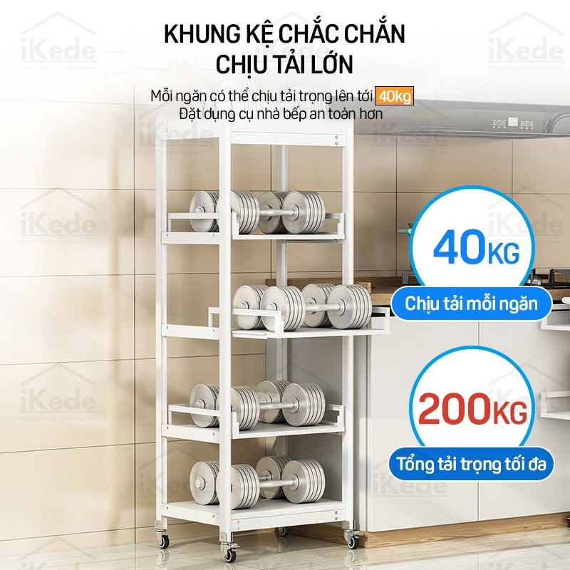 KỆ ĐỰNG ĐỒ BẾP SPACEALUMINUM CAO CẤP SIÊU LINH HOẠT