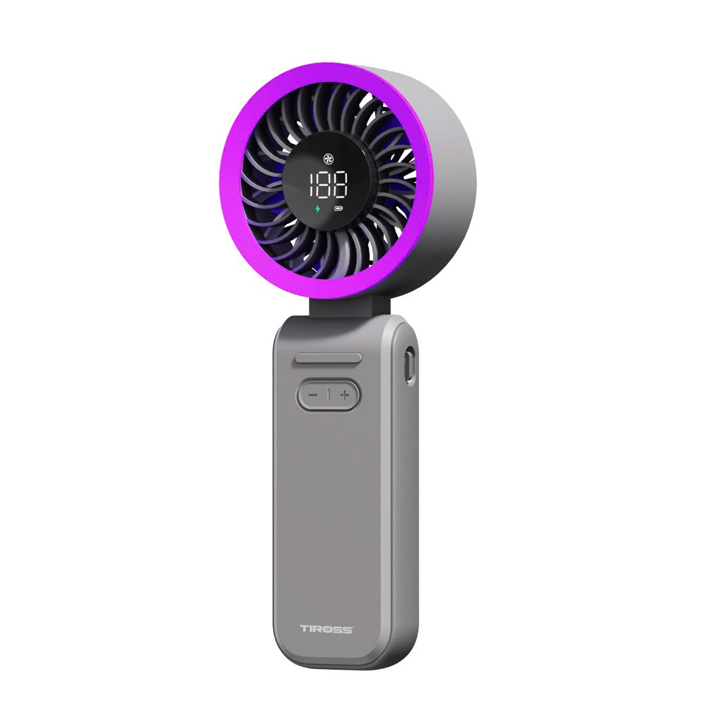 Quạt sạc USB cầm tay mini Tiross TS3422