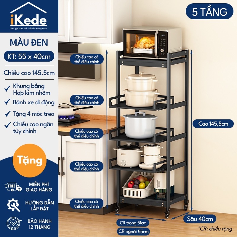 KỆ ĐỰNG ĐỒ BẾP SPACEALUMINUM CAO CẤP SIÊU LINH HOẠT