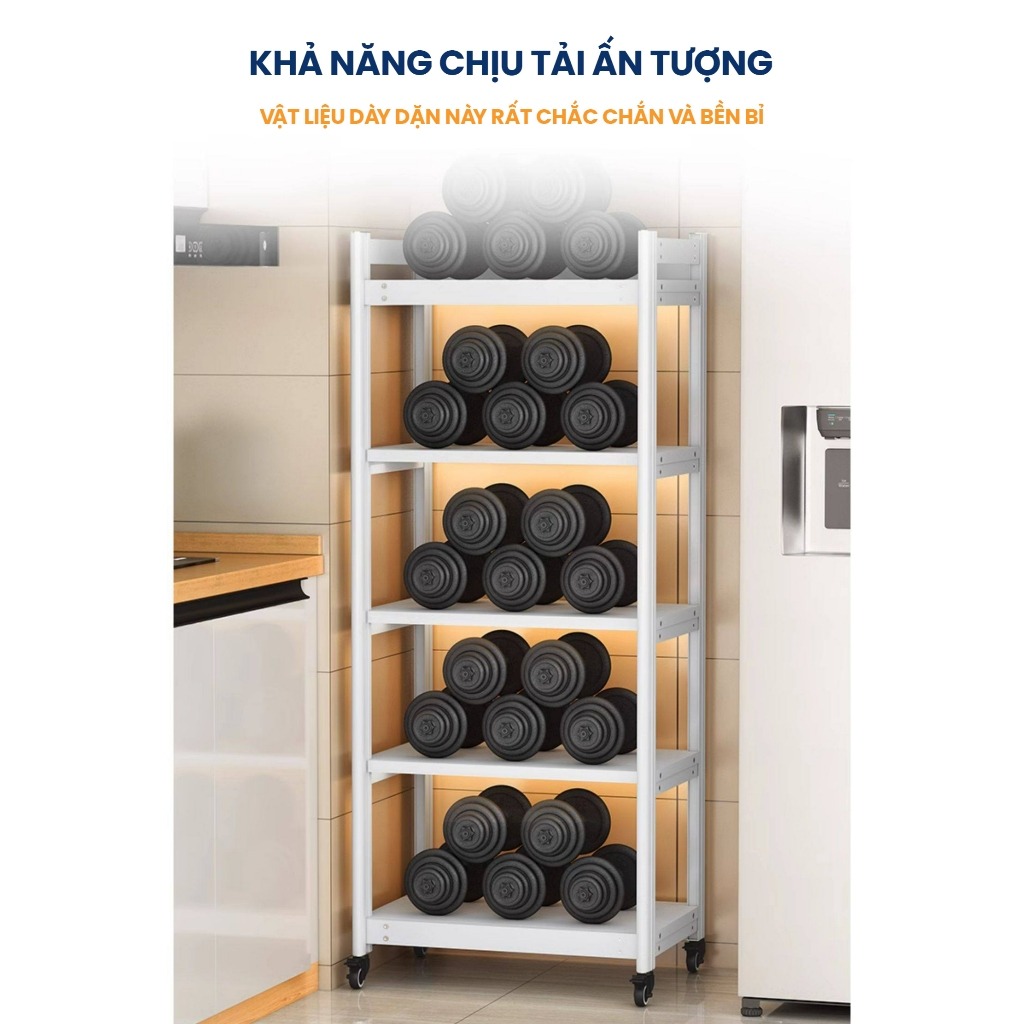 [iKEDE] KỆ BẾP ĐA NĂNG CAO TẦNG KỆ LÒ VI SÓNG KỆ LÒ NƯỚNG CHIỀU CAO TÙY CHỈNH LINH HOẠT D52