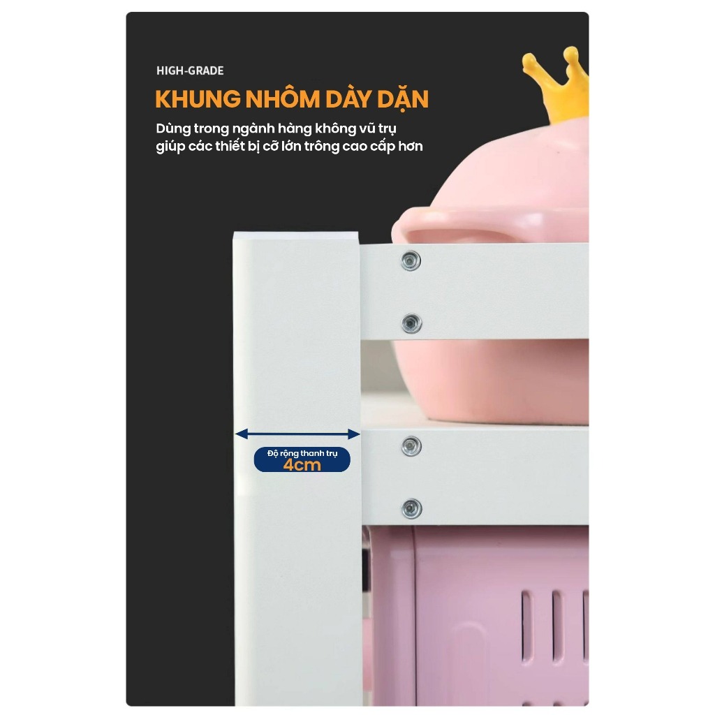 [iKEDE] KỆ BẾP ĐA NĂNG CAO TẦNG KỆ LÒ VI SÓNG KỆ LÒ NƯỚNG CHIỀU CAO TÙY CHỈNH LINH HOẠT D52