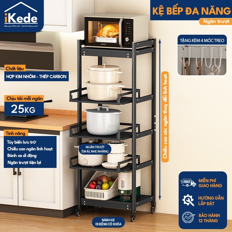 KỆ ĐỰNG ĐỒ BẾP SPACEALUMINUM CAO CẤP SIÊU LINH HOẠT