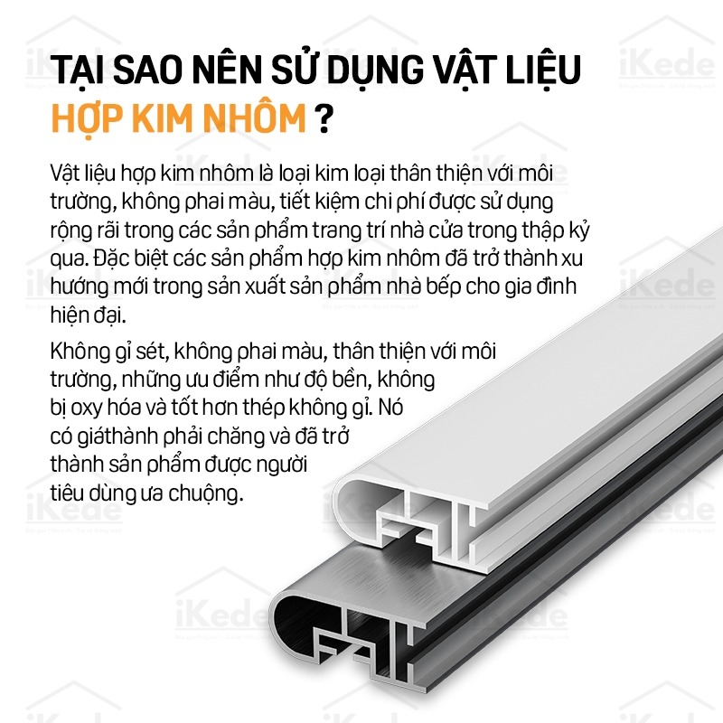 KỆ ĐỰNG ĐỒ BẾP SPACEALUMINUM CAO CẤP SIÊU LINH HOẠT