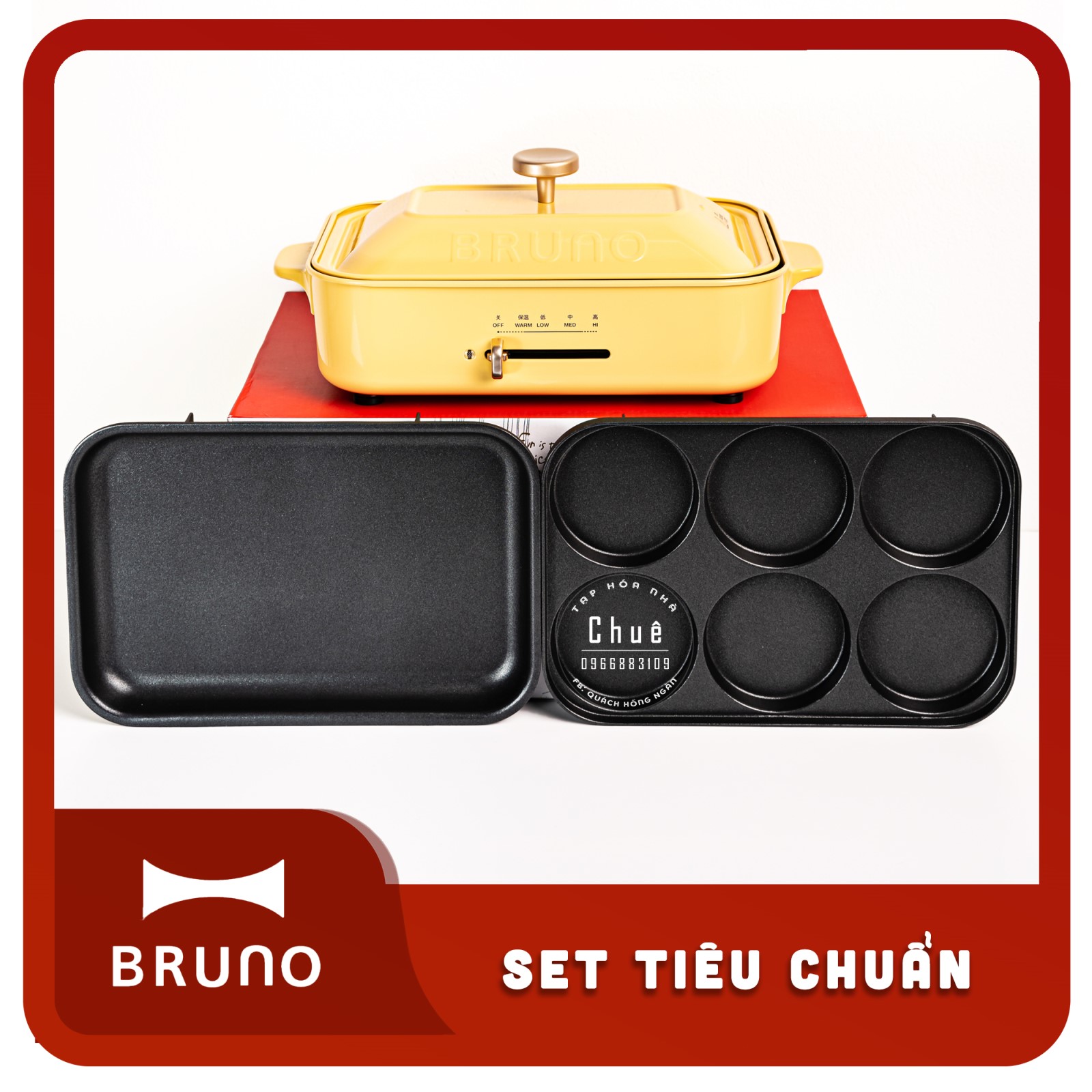 BẾP LẨU NƯỚNG ĐA NĂNG BRUNO TIÊU CHUẨN