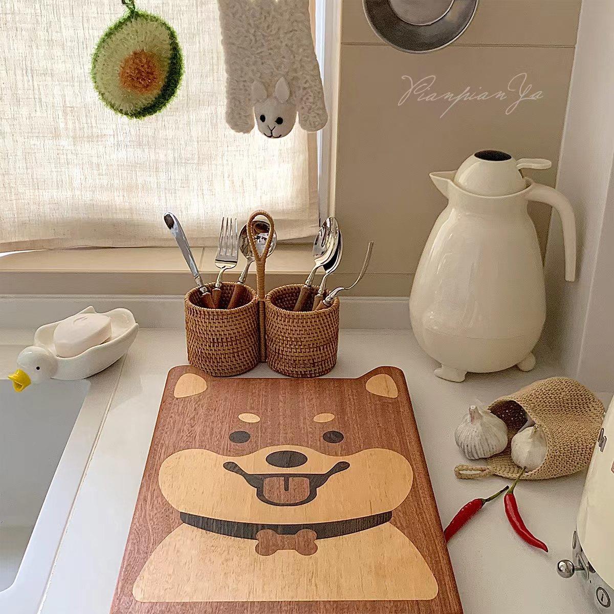 THỚT GỖ CHỐNG MỐC KHÁNG KHUẨN HÌNH CÚN