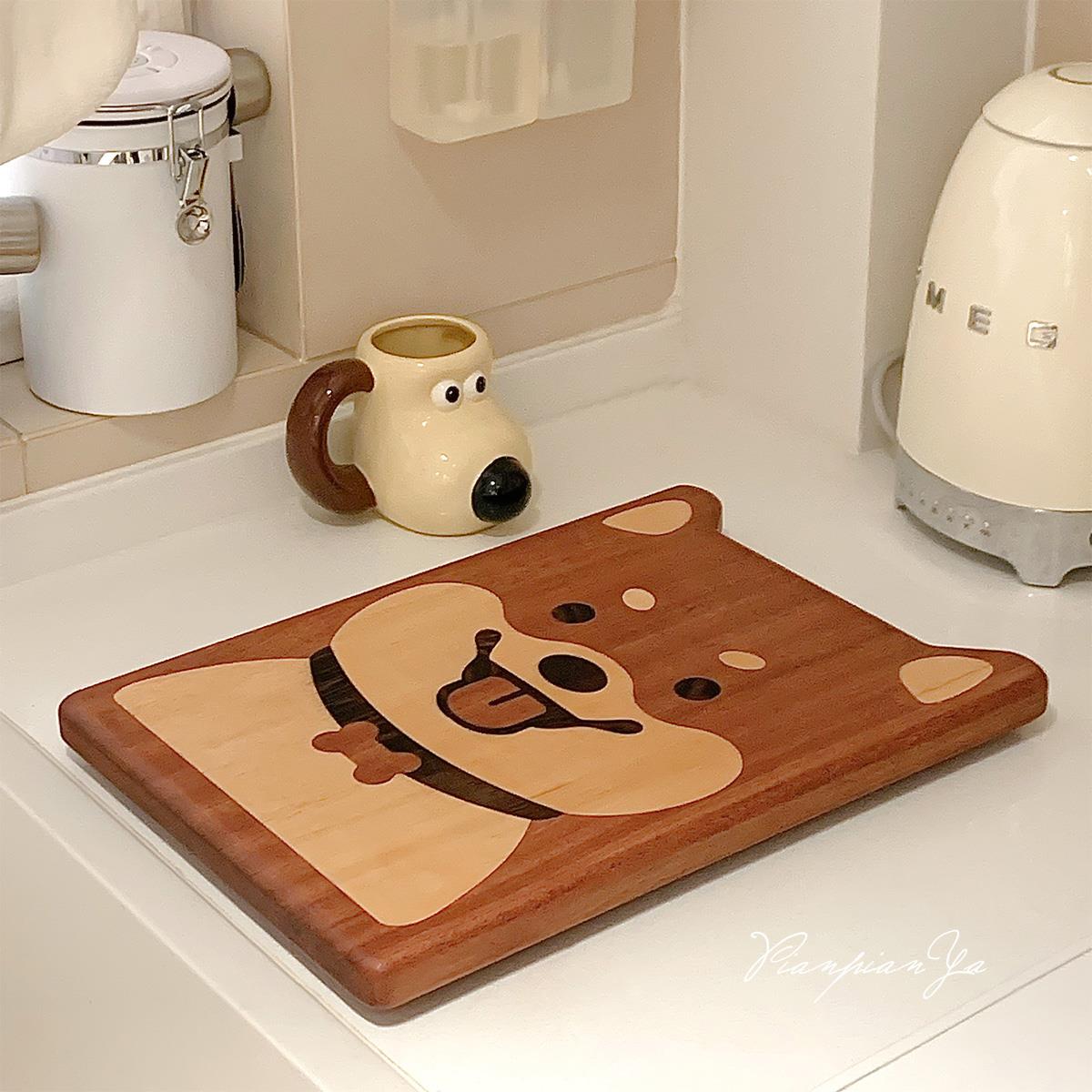 THỚT GỖ CHỐNG MỐC KHÁNG KHUẨN HÌNH CÚN