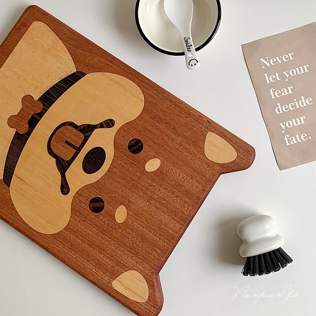 THỚT GỖ CHỐNG MỐC KHÁNG KHUẨN HÌNH CÚN