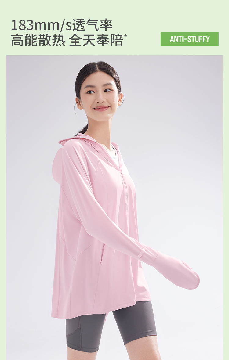 ÁO CHỐNG NẮNG BĂNG TƠ DÁNG SUÔNG DÀI UV500 BENEUNDER