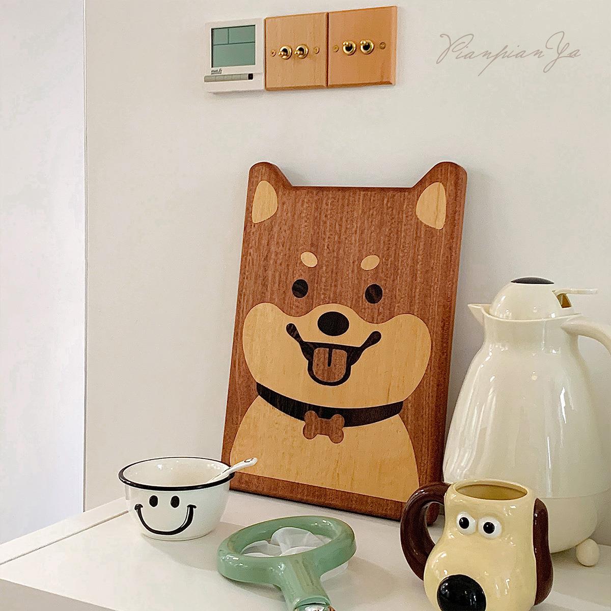 THỚT GỖ CHỐNG MỐC KHÁNG KHUẨN HÌNH CÚN