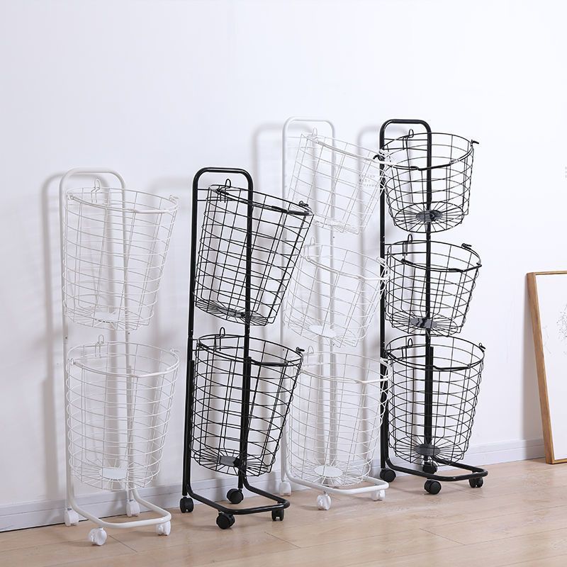 GIÁ SẮT DI ĐỘNG  GIỎ ĐỰNG QUẦN ÁO