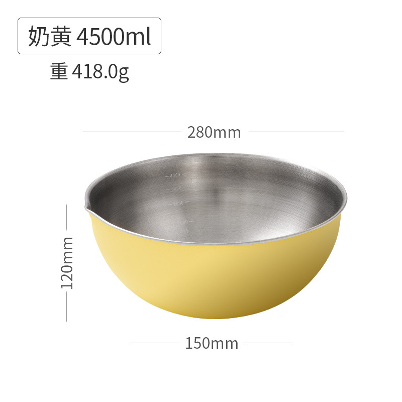 BOWL INOX TRỘN THỰC PHẨM YUNWU