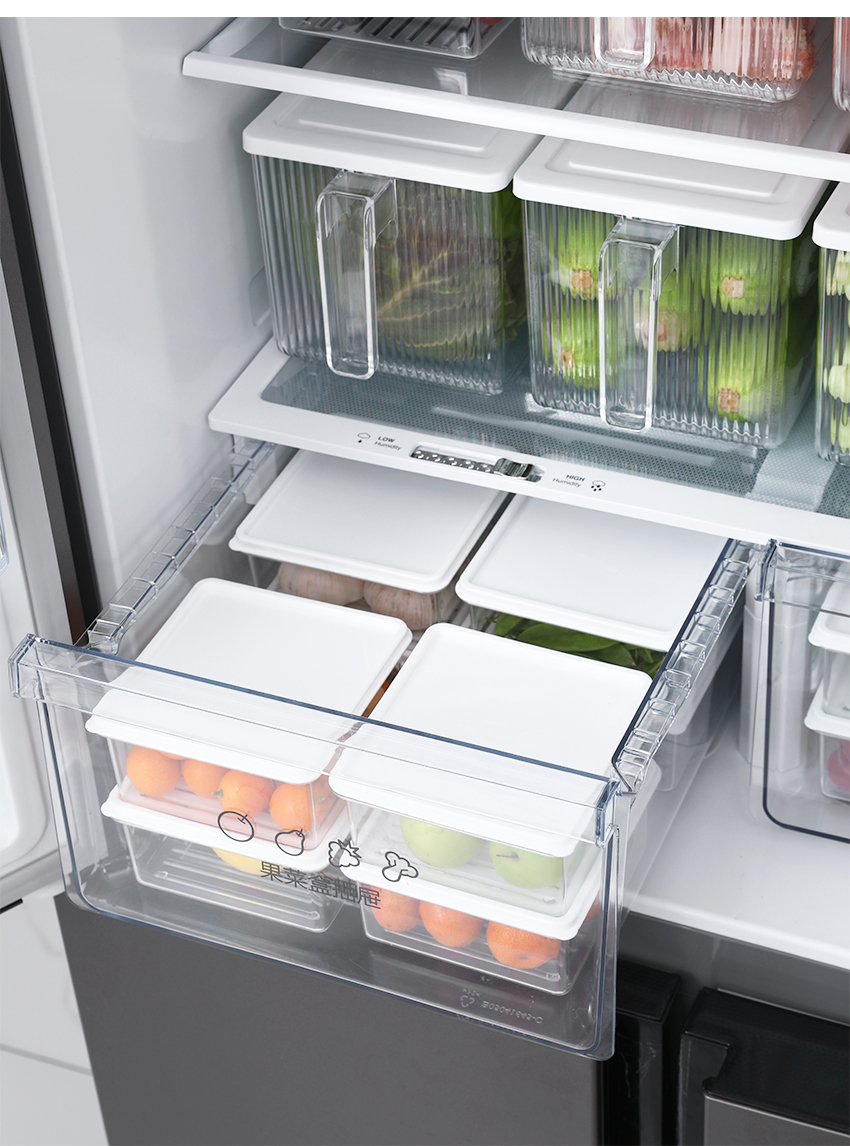 SET HỘP BẢO QUẢN THỰC PHẨM TỦ LẠNH 5 MÓN CÓ TAY KÉO