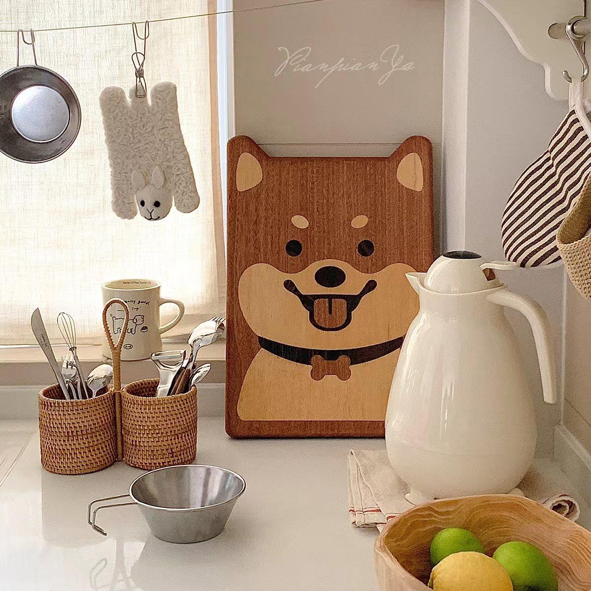 THỚT GỖ CHỐNG MỐC KHÁNG KHUẨN HÌNH CÚN