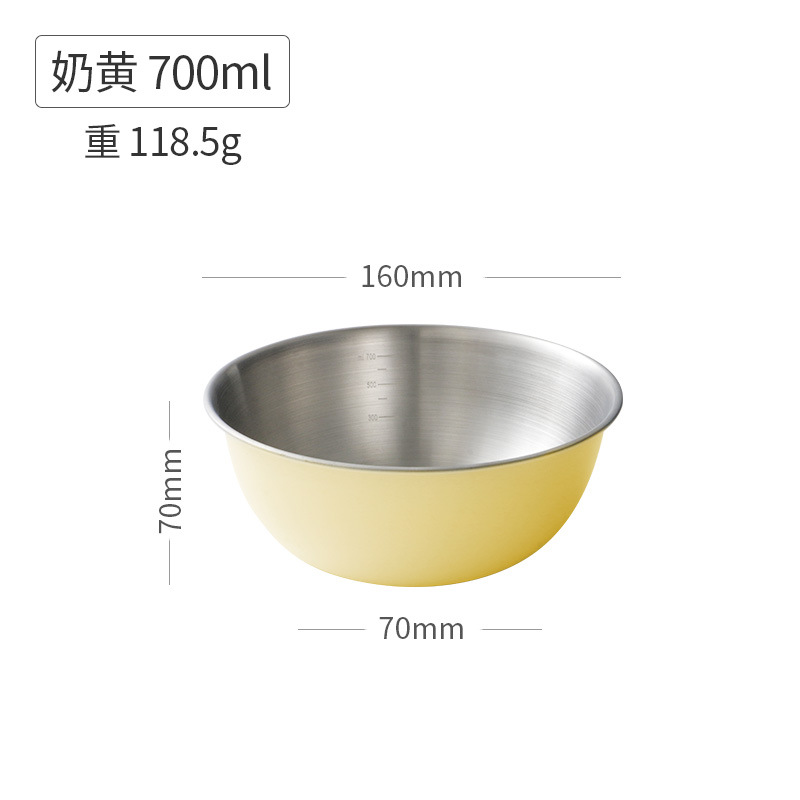BOWL INOX TRỘN THỰC PHẨM YUNWU