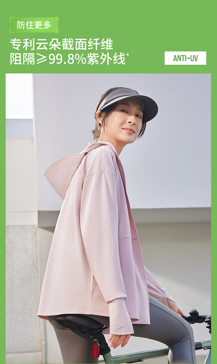 ÁO CHỐNG NẮNG BĂNG TƠ DÁNG SUÔNG DÀI UV500 BENEUNDER