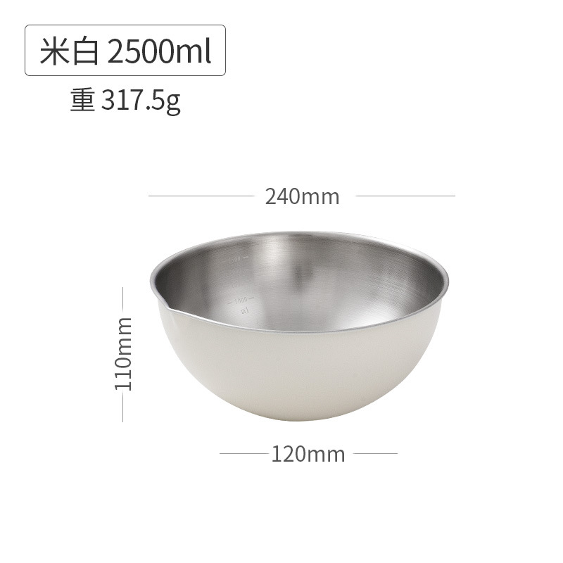 BOWL INOX TRỘN THỰC PHẨM YUNWU