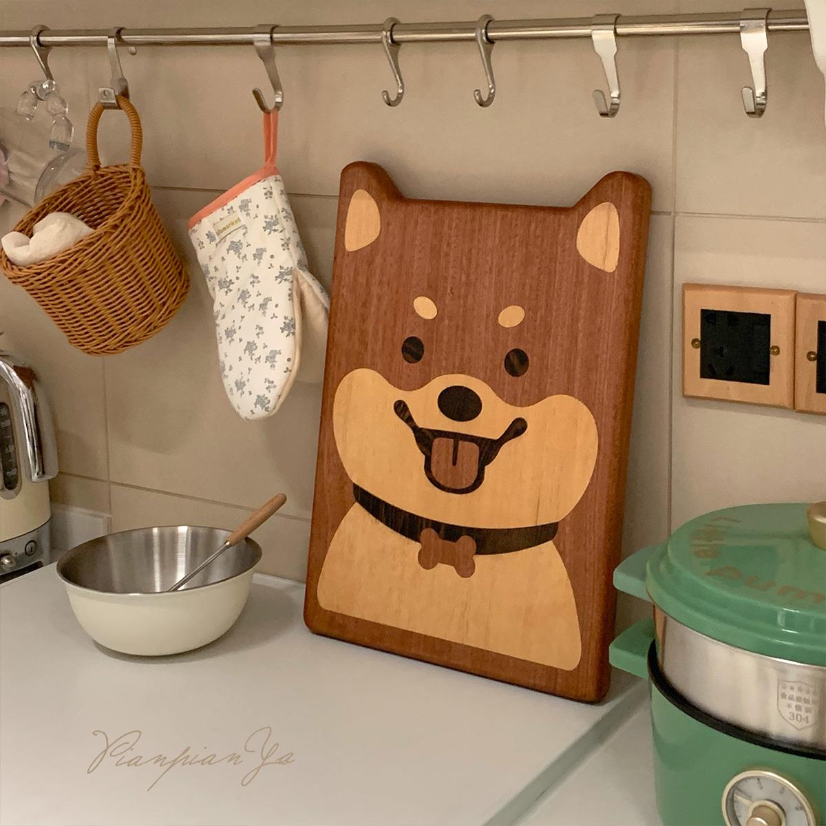 THỚT GỖ CHỐNG MỐC KHÁNG KHUẨN HÌNH CÚN