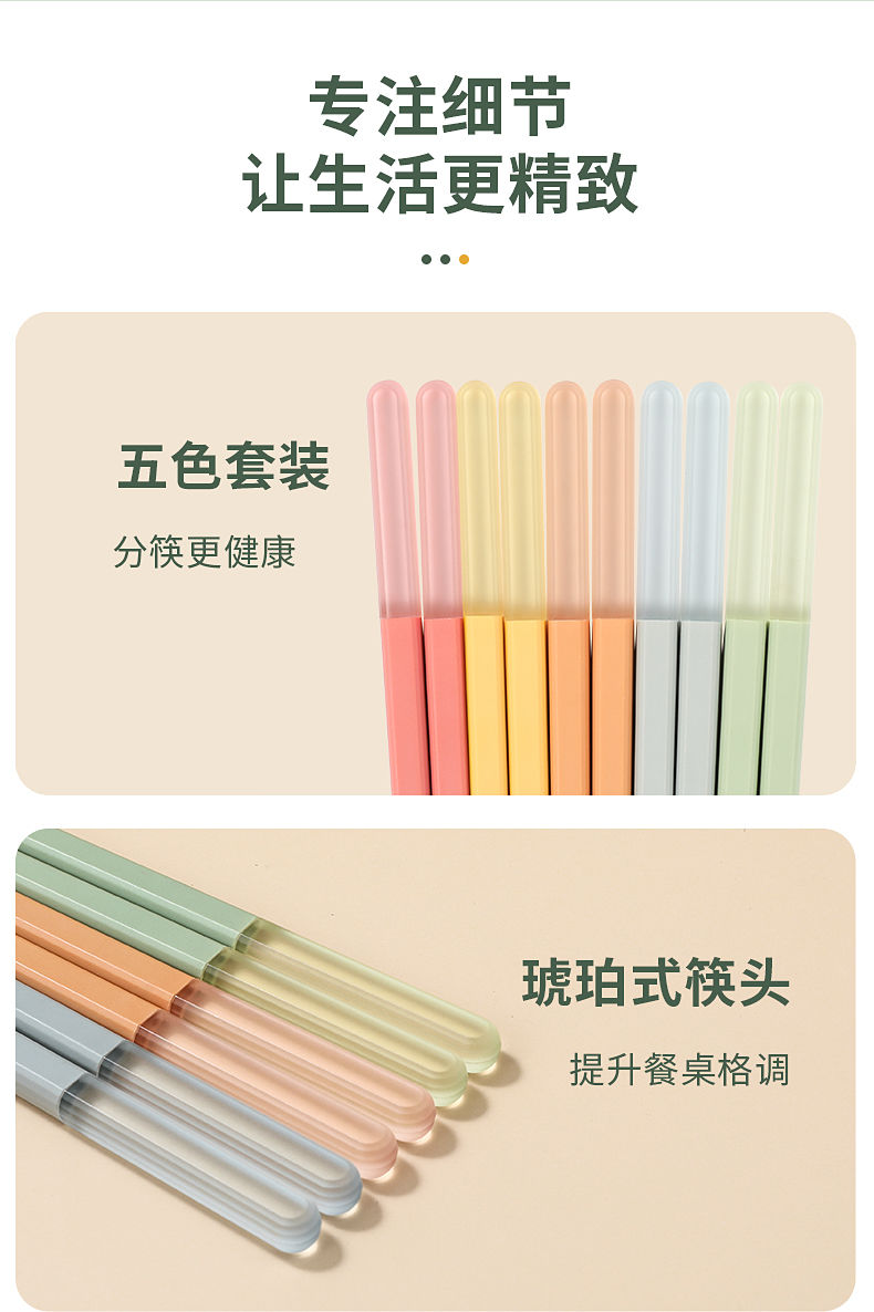 ĐŨA ĂN NGŨ SẮC CHỊU NHIỆT CHỐNG MỐC KOBACH