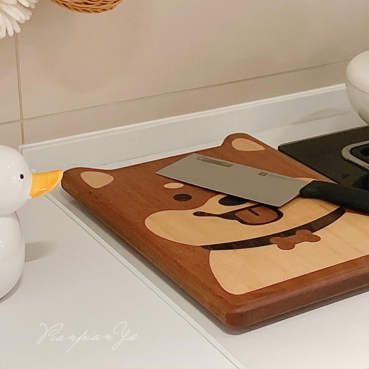 THỚT GỖ CHỐNG MỐC KHÁNG KHUẨN HÌNH CÚN