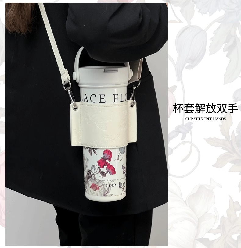 CỐC GIỮ NHIỆT CAO CẤP GOOM 600ML LÕI INOX316L KÈM ỐNG LỌC TRÀ