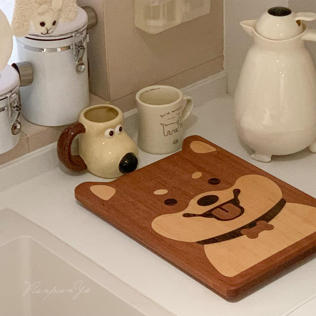 THỚT GỖ CHỐNG MỐC KHÁNG KHUẨN HÌNH CÚN