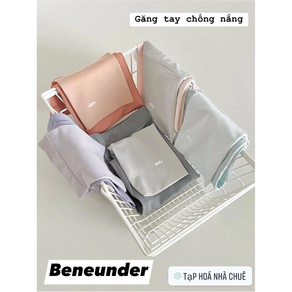 [Ảnh thật] [Chính hãng] GĂNG TAY ỐNG TAY CHỐNG NĂNG BENEUNDER UPF50+ SỢI BĂNG TƠ MÁT LẠNH CO GIÃN 3D