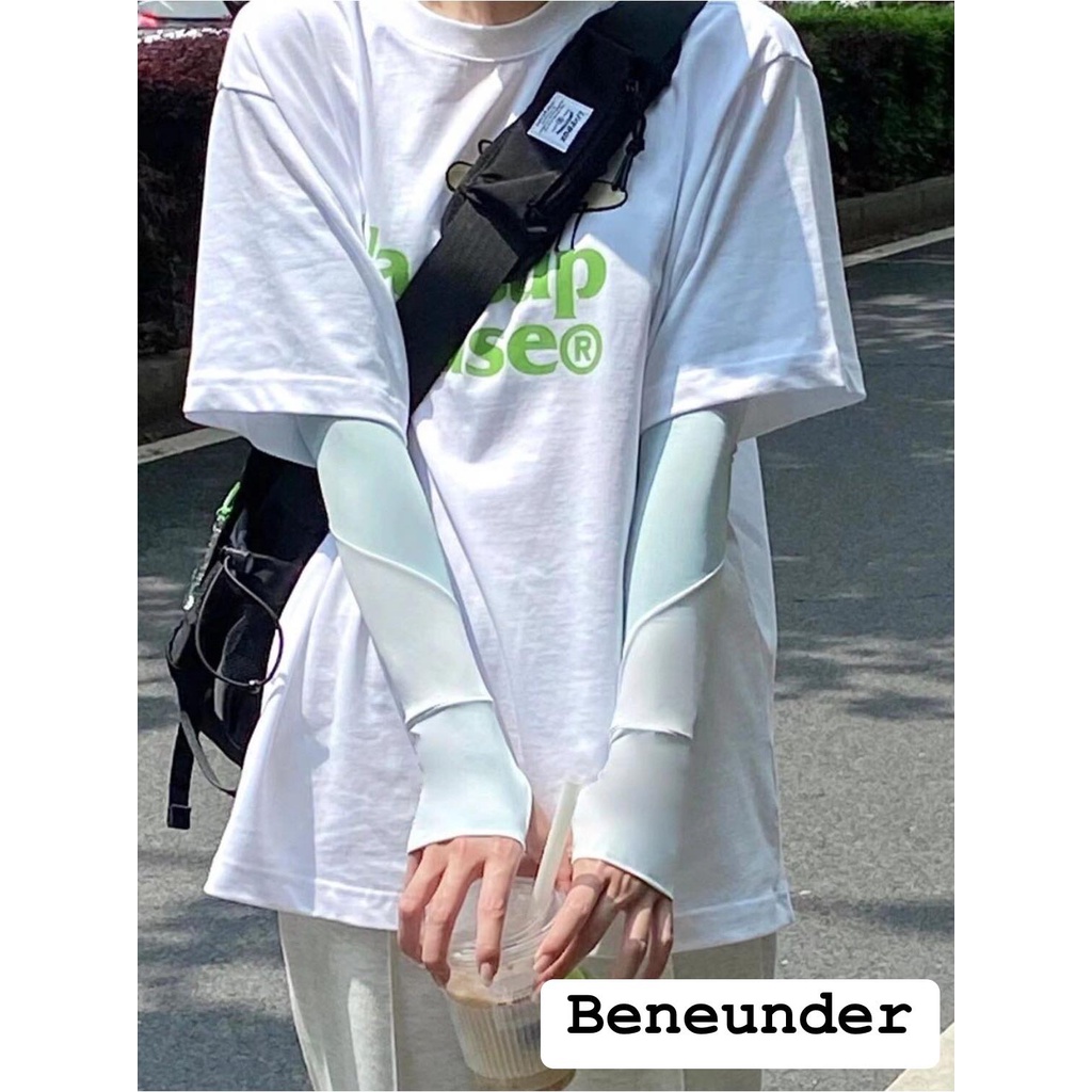 [Ảnh thật] [Chính hãng] GĂNG TAY ỐNG TAY CHỐNG NĂNG BENEUNDER UPF50+ SỢI BĂNG TƠ MÁT LẠNH CO GIÃN 3D