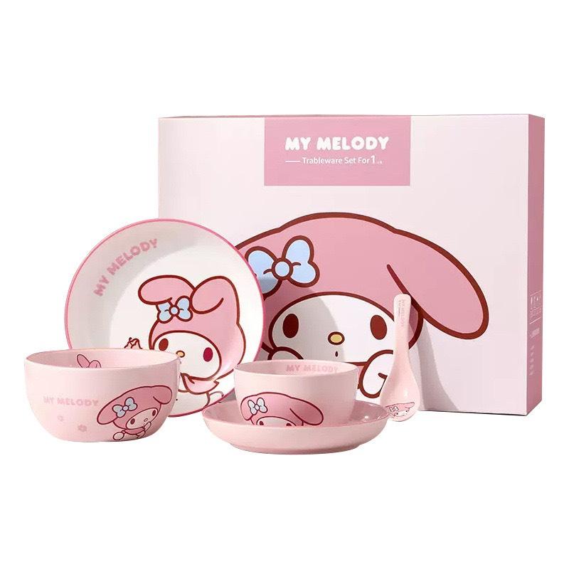 SET BÁT ĐĨA 5 MÓN SANRIO