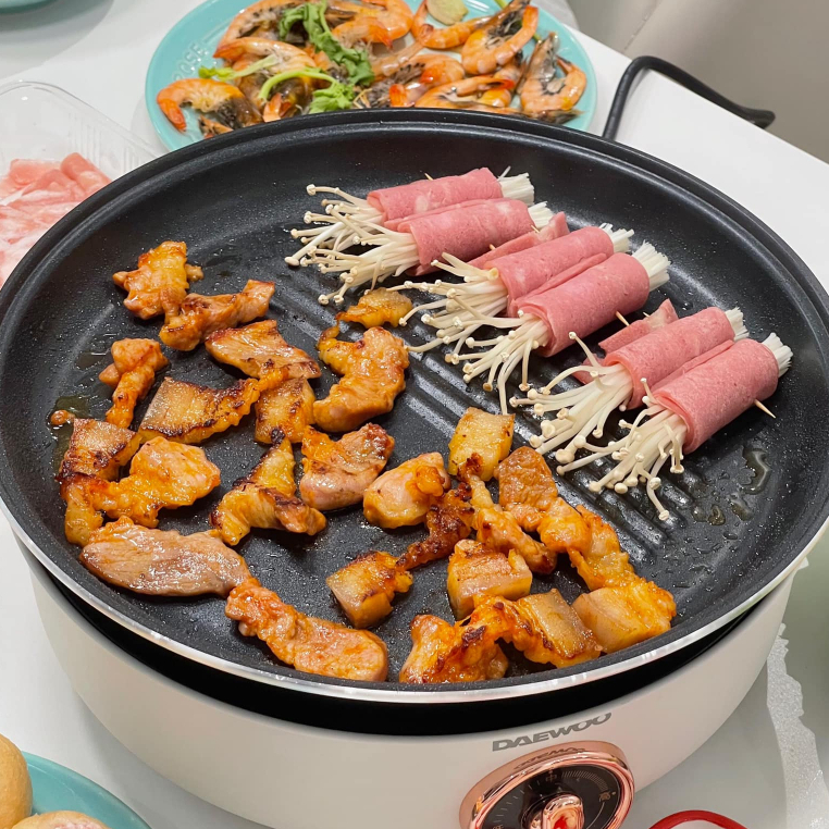 BÊP LẨU NƯỚNG ĐA NĂNG DAEWOO HG7