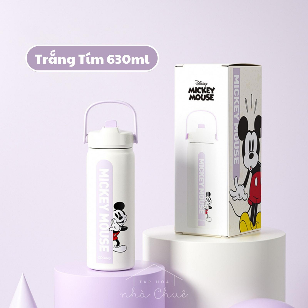[Ảnh thật] [Chính hãng] [Có sẵn] BÌNH GIỮ NHIỆT CÁ NHÂN ĐA NĂNG MICKEY